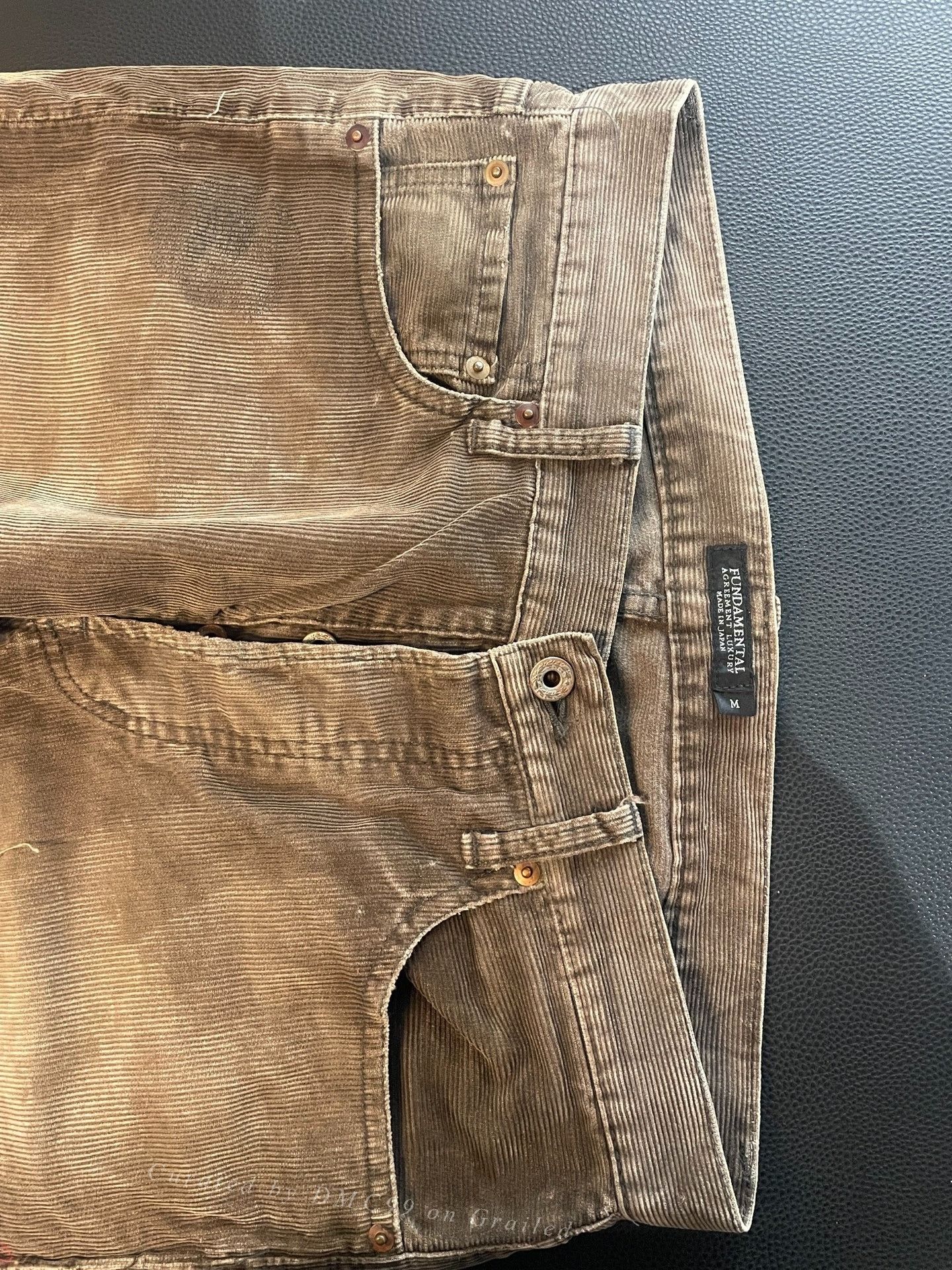 FDMTL fdmtl Distressed Corduroy Vintage Pants Size US 26 / EU 42 - 3 Thumbnail
