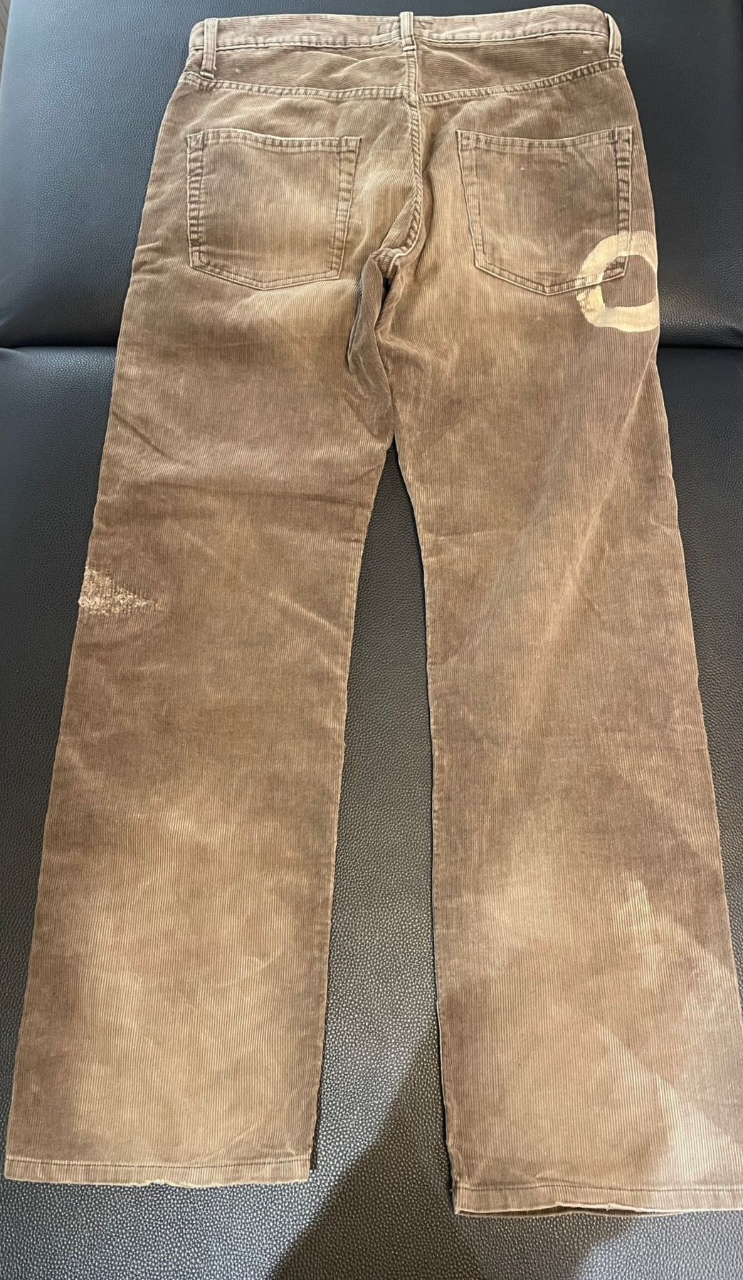 FDMTL fdmtl Distressed Corduroy Vintage Pants Size US 26 / EU 42 - 6 Thumbnail