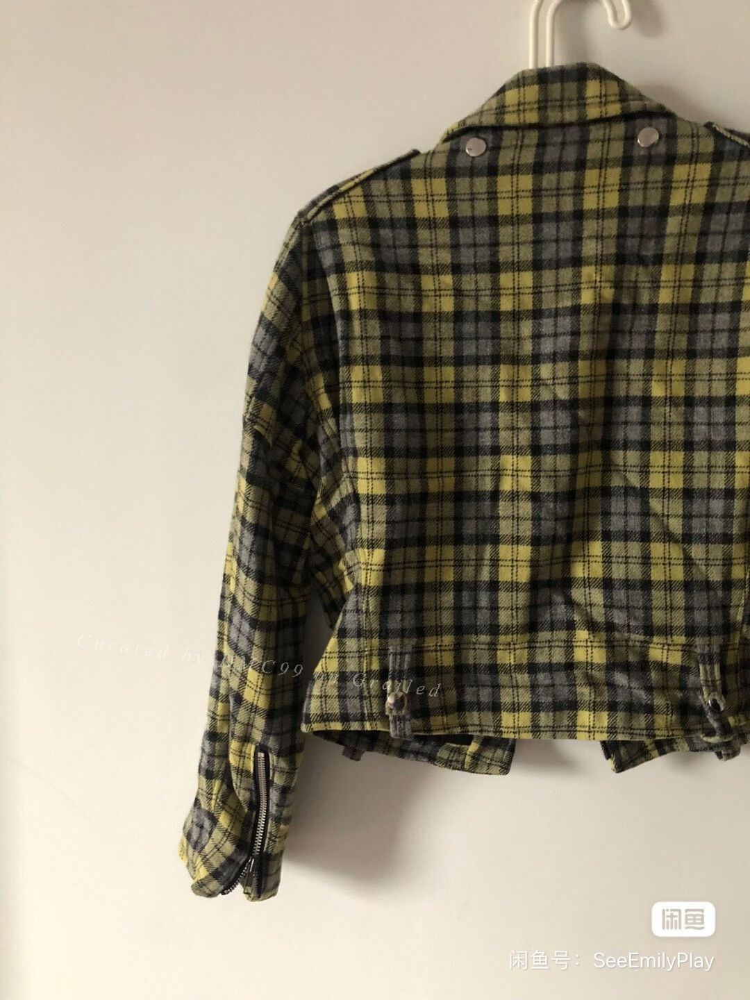 Comme des Garcons CDG Comme des Garcons Plaid Biker Jacket S Size S / US 4 / IT 40 - 4 Thumbnail