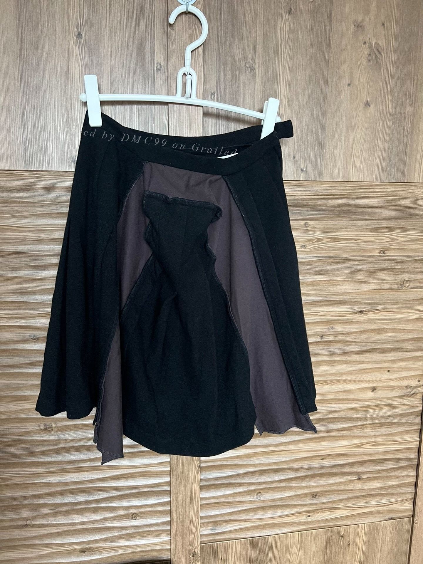 Comme des Garcons CDG x H&M Deconstructed Wool Pleated Skirt Size 36" / US 14 / IT 50 - 2 Thumbnail