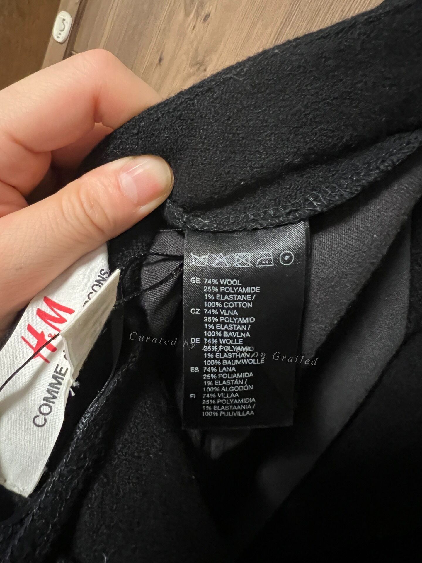 Comme des Garcons Comme des Garcons H&M Collaboration Wool Skirt Size 36" / US 14 / IT 50 - 5 Thumbnail