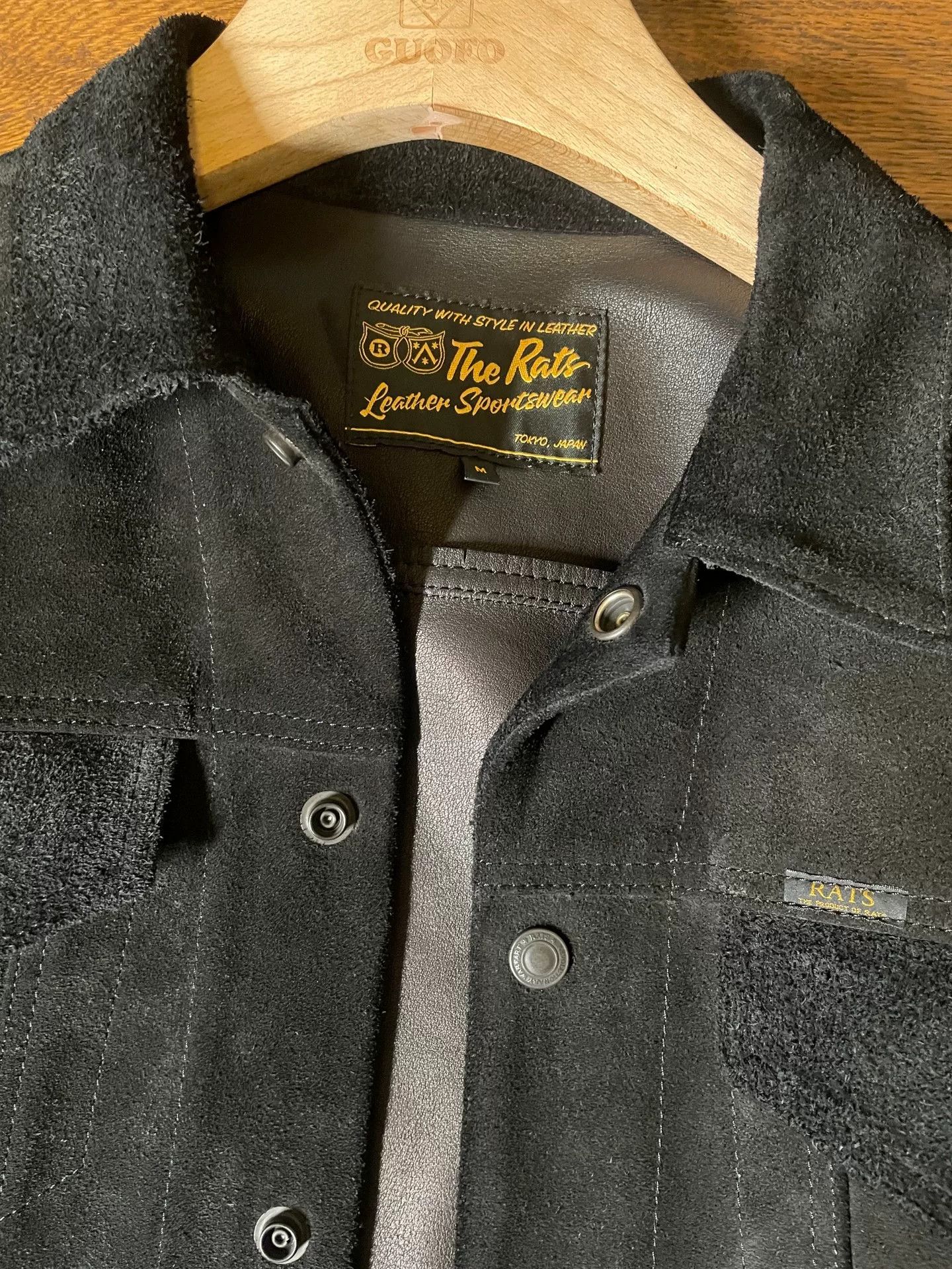 Vintage Rats Suede Leather Jacket 3rd Gen Size US M / EU 48-50 / 2 - 2 Thumbnail