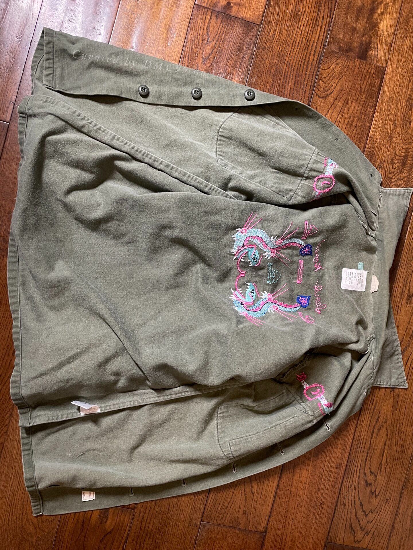 Carre From The Carret Military Embroidered Shirt Size US M / EU 48-50 / 2 - 2 Thumbnail