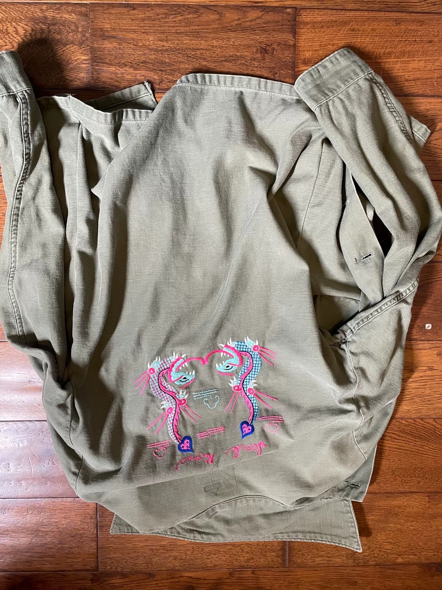 Carre From The Carret Military Embroidered Shirt Size US M / EU 48-50 / 2 - 5 Thumbnail