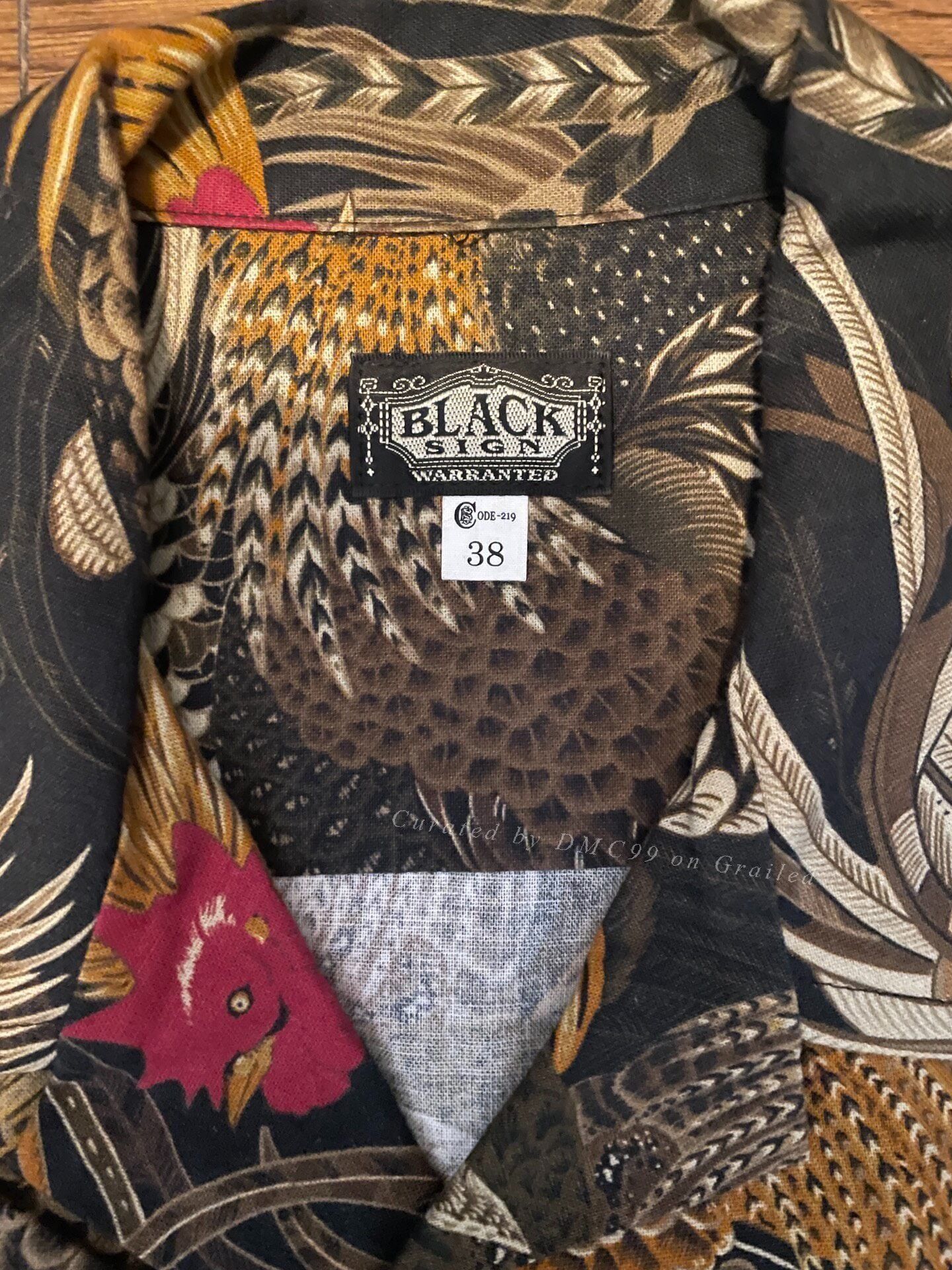 BLACK SIGN Black Jakuchu Ito Rooster Sign Size US M / EU 48-50 / 2 - 2 Thumbnail