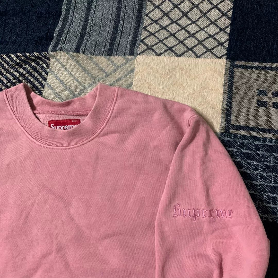 Supreme Supreme Crewneck Embroidered Sweatshirt Size S / US 4 / IT 40 - 3 Thumbnail