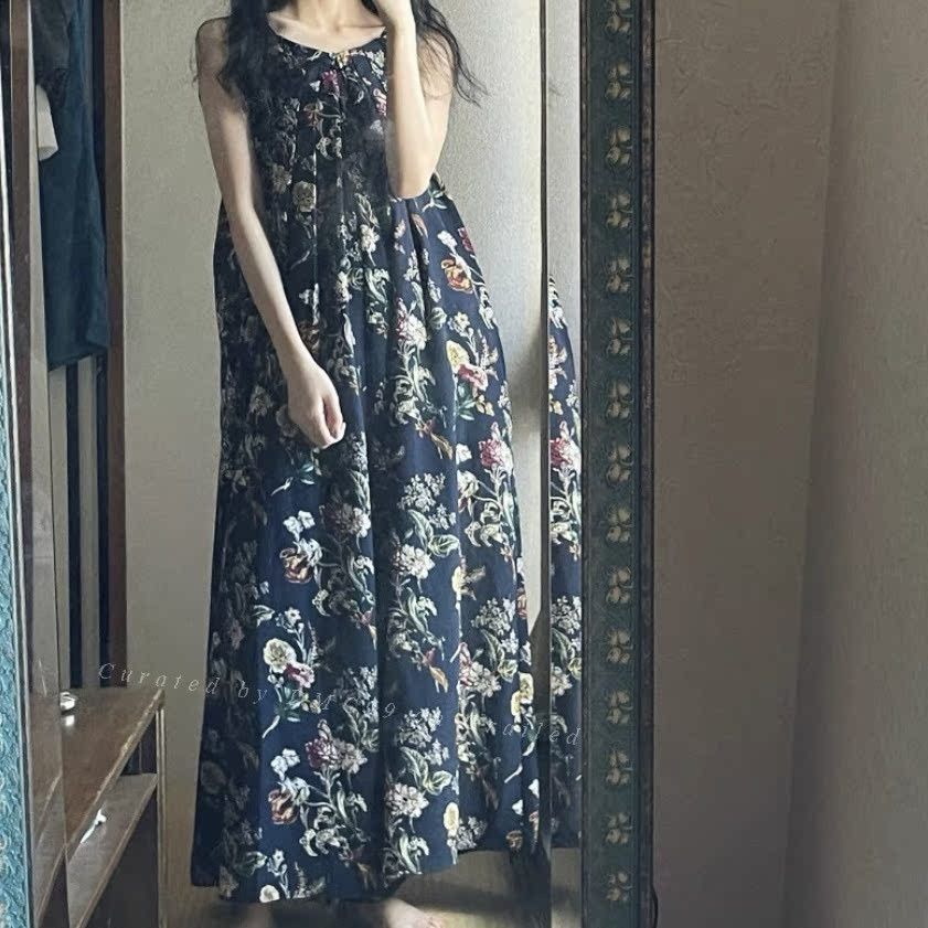 Vintage KBF Japanese Floral Jumpsuit Size 26" / US 2 / IT 38 - 4 Thumbnail