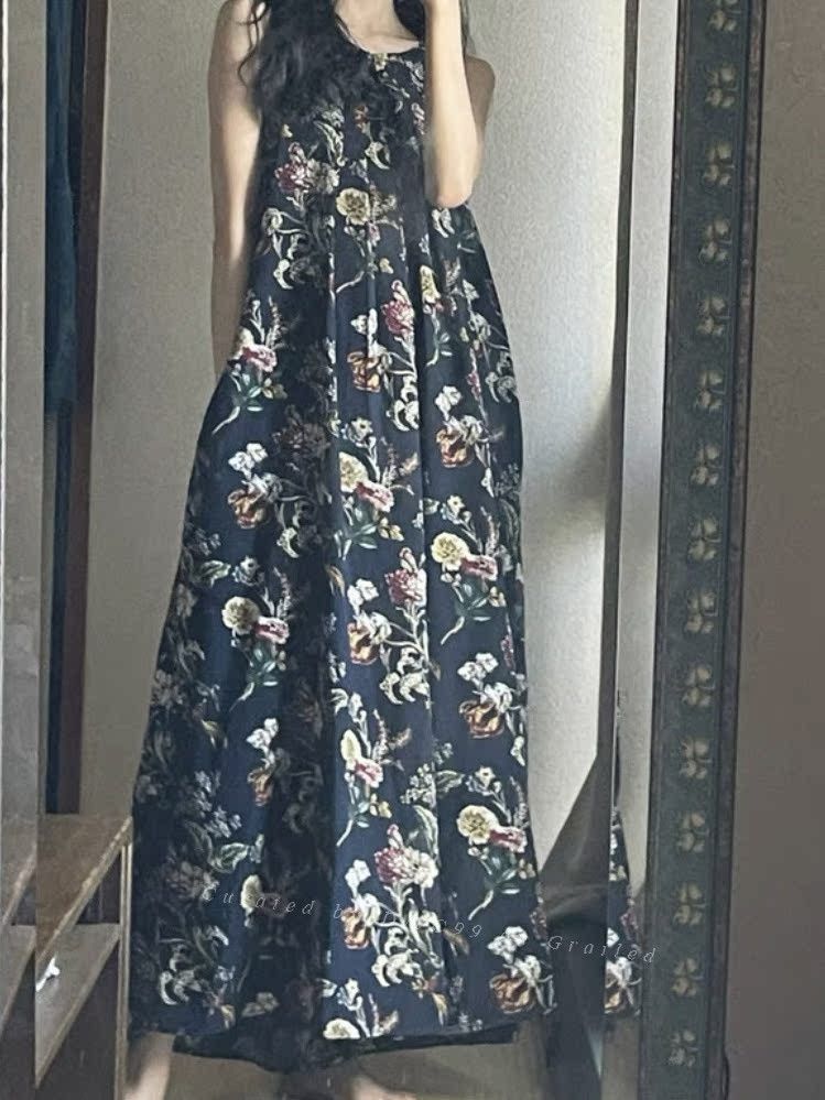 Vintage KBF Japanese Floral Jumpsuit Size 26" / US 2 / IT 38 - 3 Thumbnail