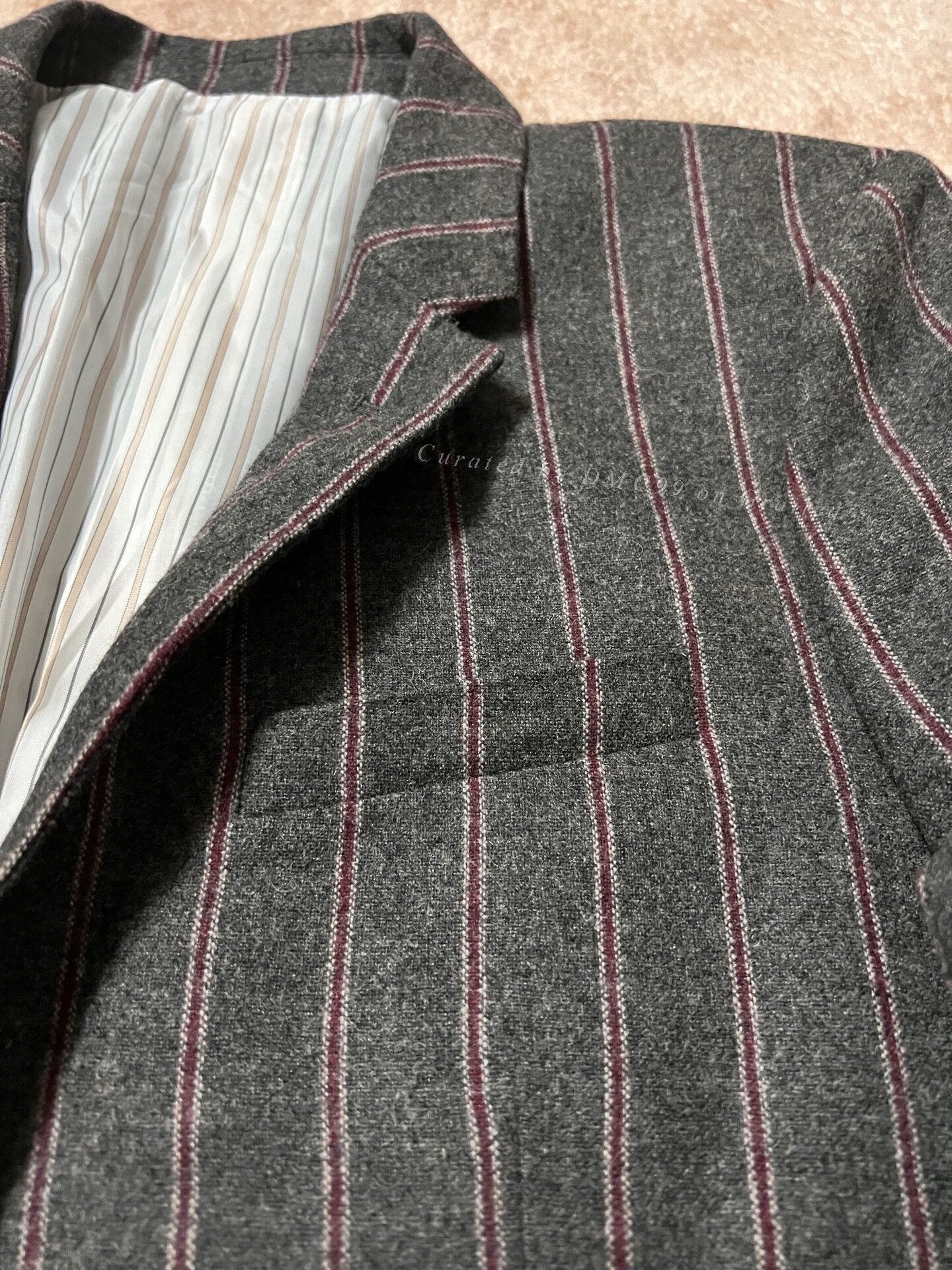 Vintage Initial Classic British Two-Button Suit Size US L / EU 52-54 / 3 - 3 Thumbnail