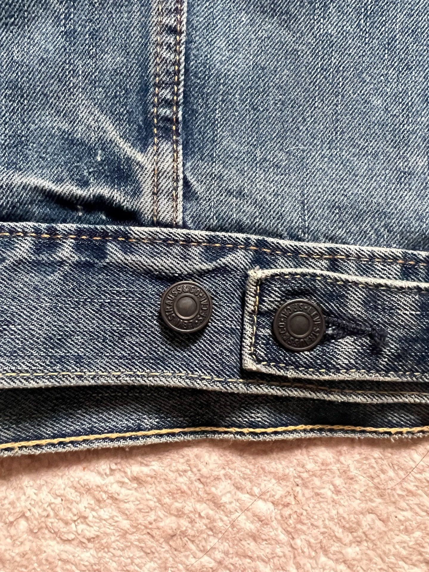 Levi's Levi's Washed Denim Jacket Size US S / EU 44-46 / 1 - 7 Thumbnail