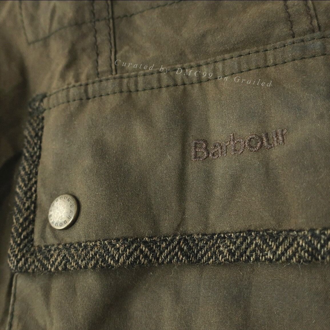 Vintage Vintage Barbour Women's Waxed Jacket Size L / US 10 / IT 46 - 7 Thumbnail