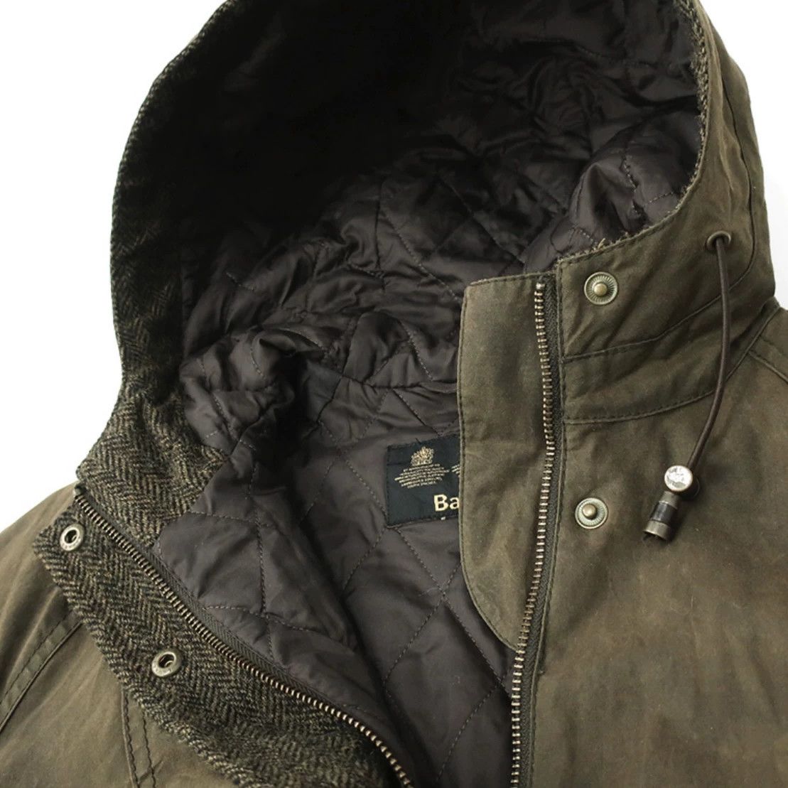 Vintage Vintage Barbour Women's Waxed Jacket Size L / US 10 / IT 46 - 5 Thumbnail