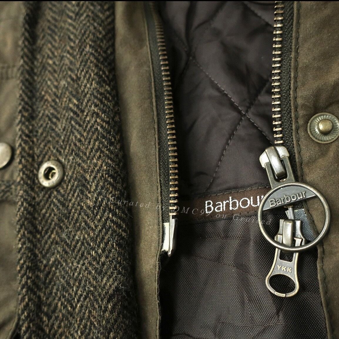 Vintage Vintage Barbour Women's Waxed Jacket Size L / US 10 / IT 46 - 8 Thumbnail