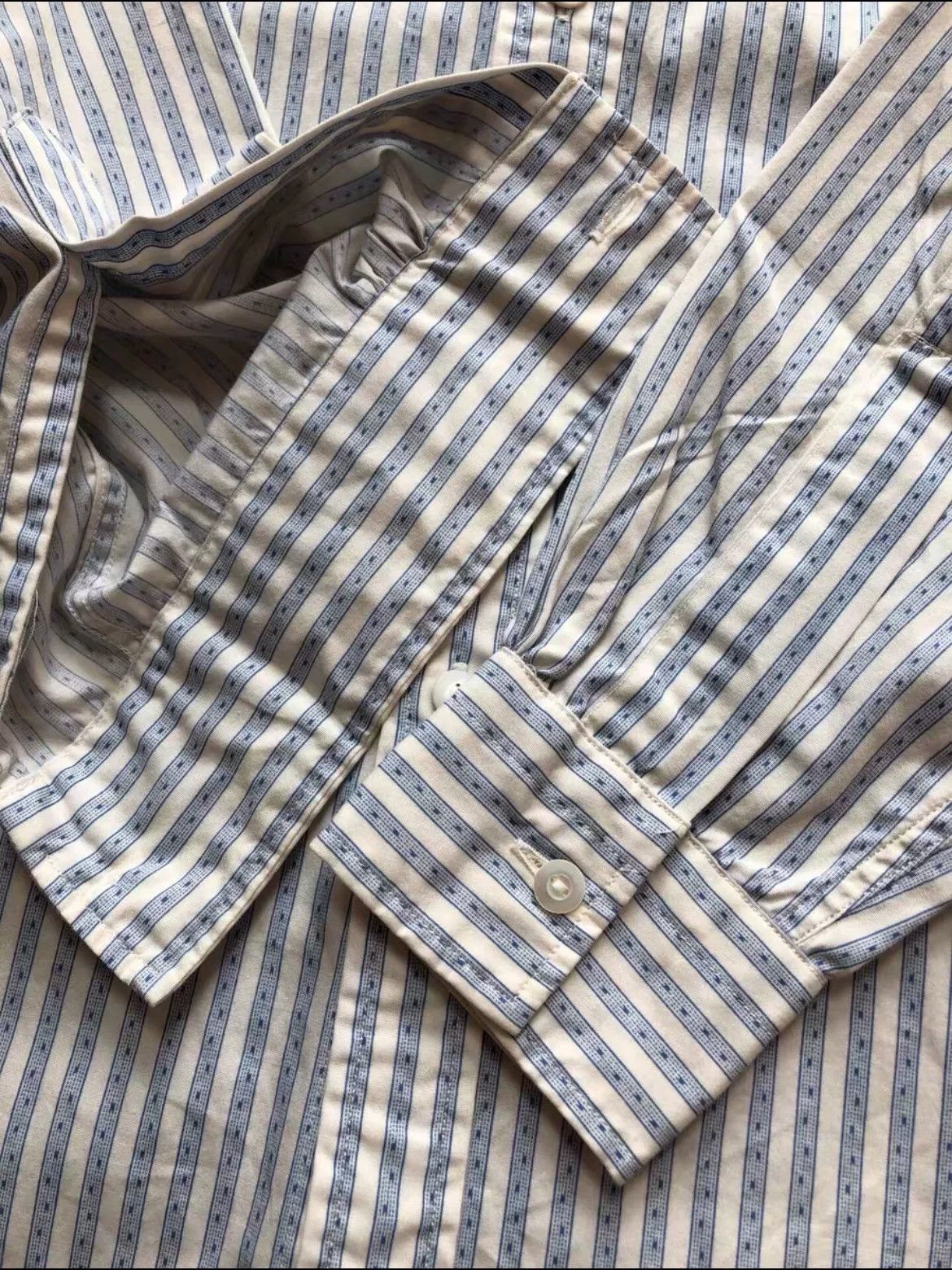 RRL Ralph Lauren RRL Striped Collarless Shirt Size US S / EU 44-46 / 1 - 6 Thumbnail