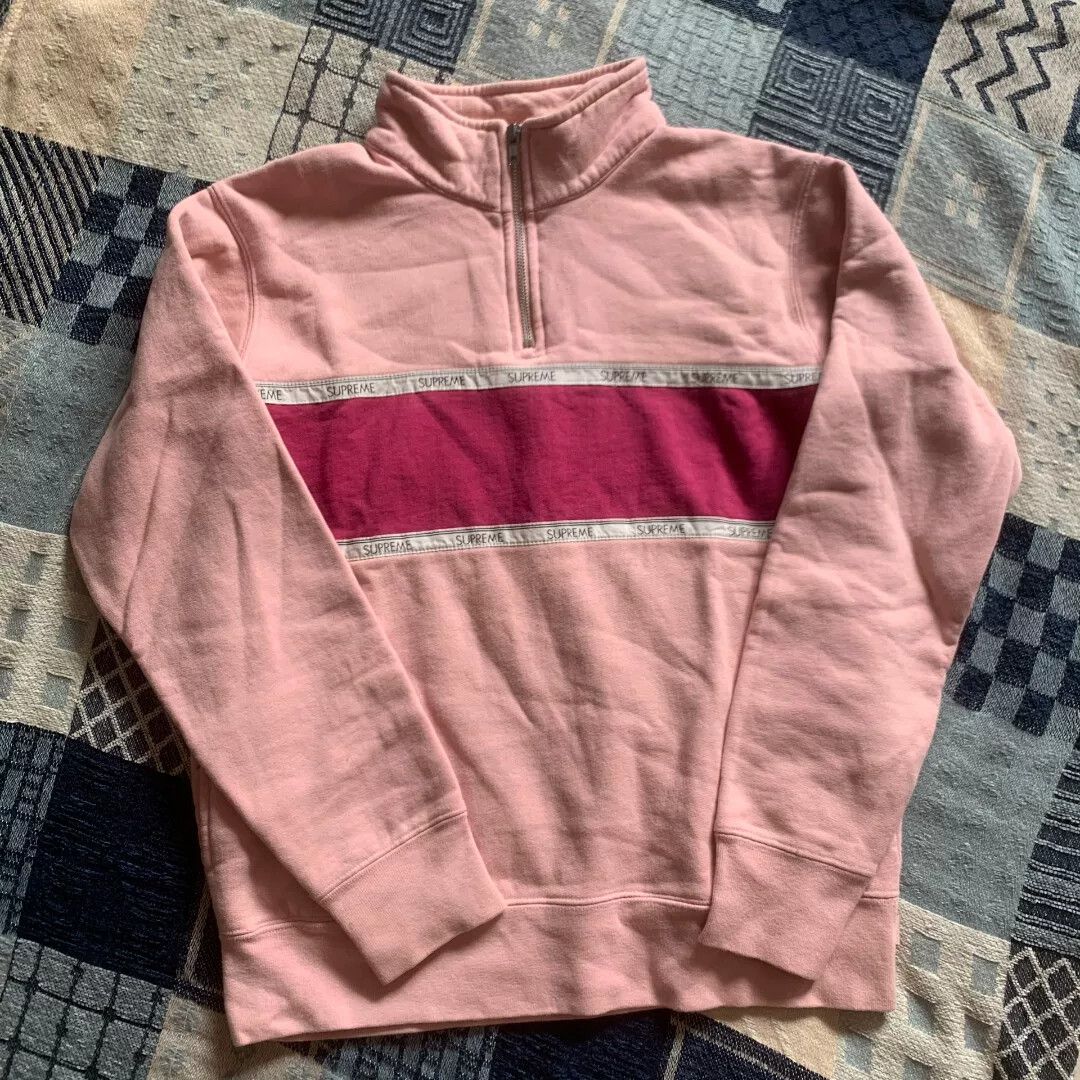 Supreme SUPREME 17SS Half Zip Rugby Sweatshirt Size US S / EU 44-46 / 1 - 2 Thumbnail