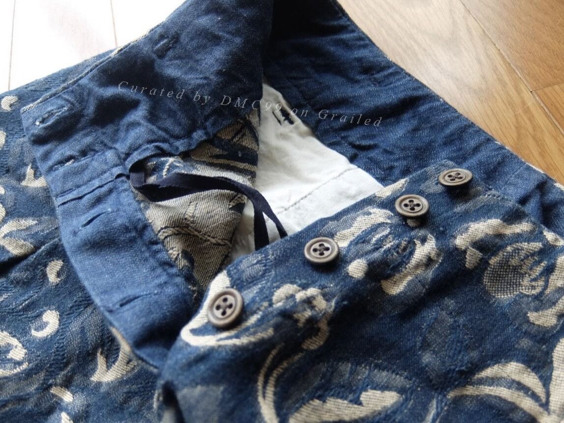 45rpm 45r Indigo Embroidered Floral Skirt Size 22" - 5 Thumbnail