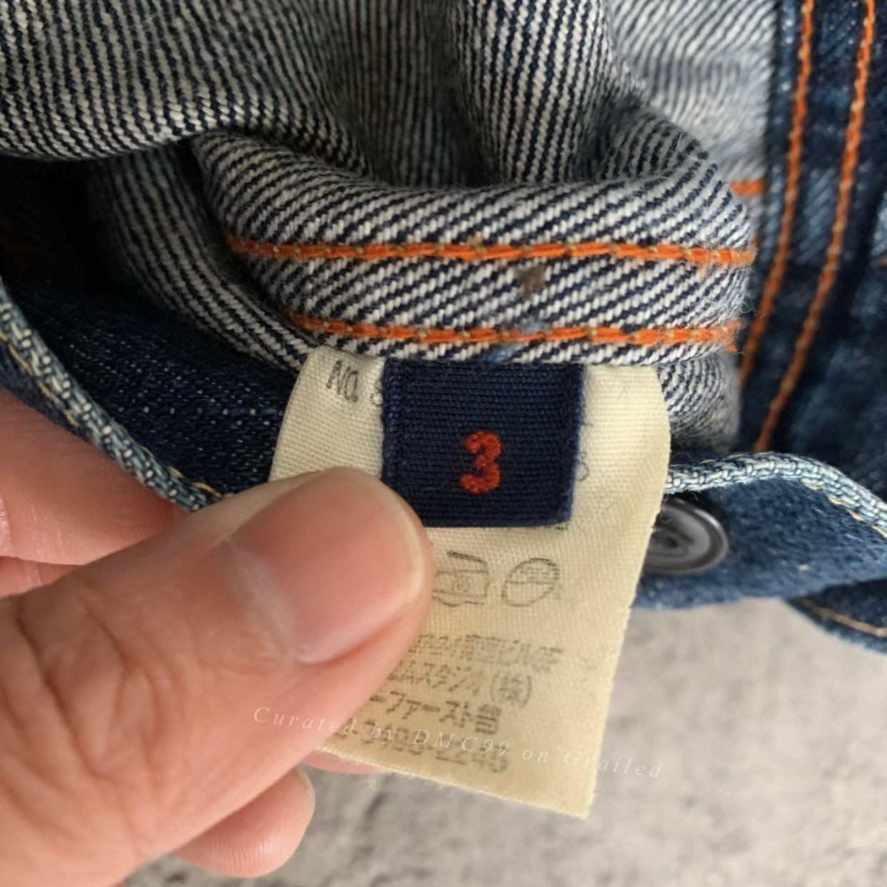 45rpm 45rpm Japanese Storm Rider Denim Jacket Size L / US 10 / IT 46 - 5 Thumbnail