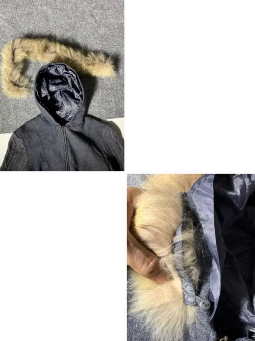 Comme des Garcons Comme ca du mode Knit Fur Collar Jacket Size US M / EU 48-50 / 2 - 6 Thumbnail
