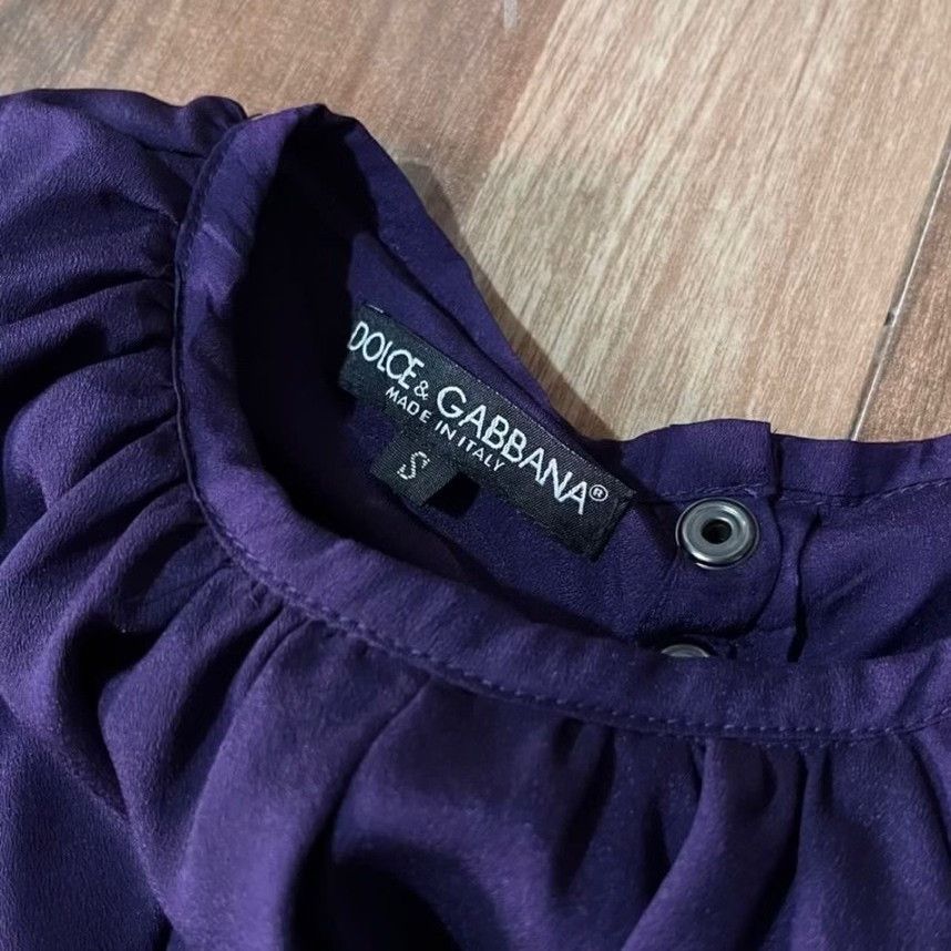 Dolce & Gabbana Dolce & Gabbana Vintage Short-Sleeve Top Size L / US 10 / IT 46 - 8 Thumbnail
