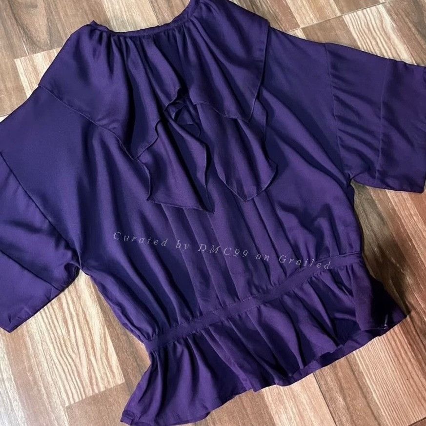 Dolce & Gabbana Dolce & Gabbana Vintage Short-Sleeve Top Size L / US 10 / IT 46 - 7 Thumbnail
