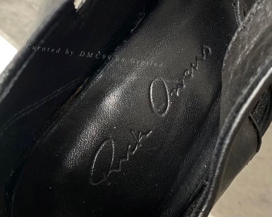 Rick Owens Rick Owens Black Wedge Lace-Up Boots Size US 4 / IT 34 - 6 Thumbnail