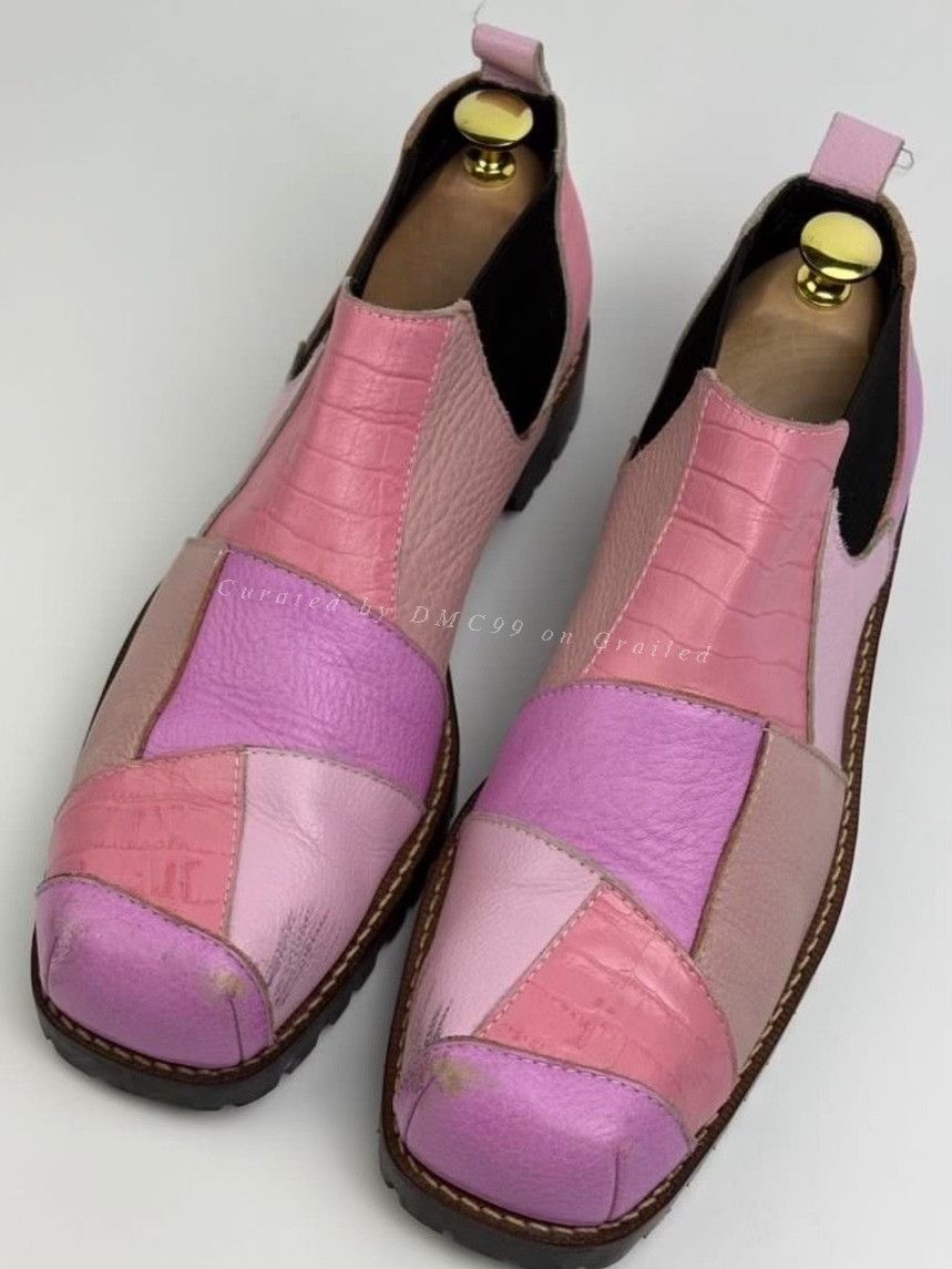 Comme des Garcons Comme des Garçons Homme Plus Patchwork Boots Size US 7 / EU 40 - 3 Thumbnail