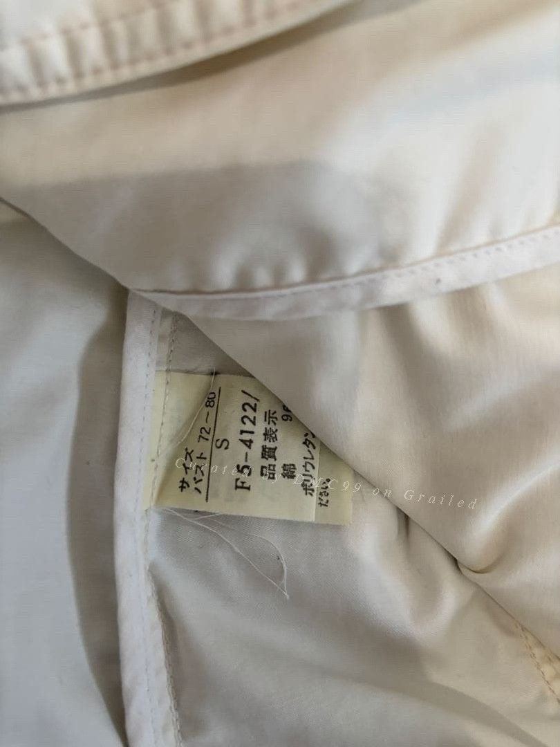 Marithe + Francois Girbaud Marithe Francois Girbaud Vintage White Jacket Size US S / EU 44-46 / 1 - 4 Thumbnail