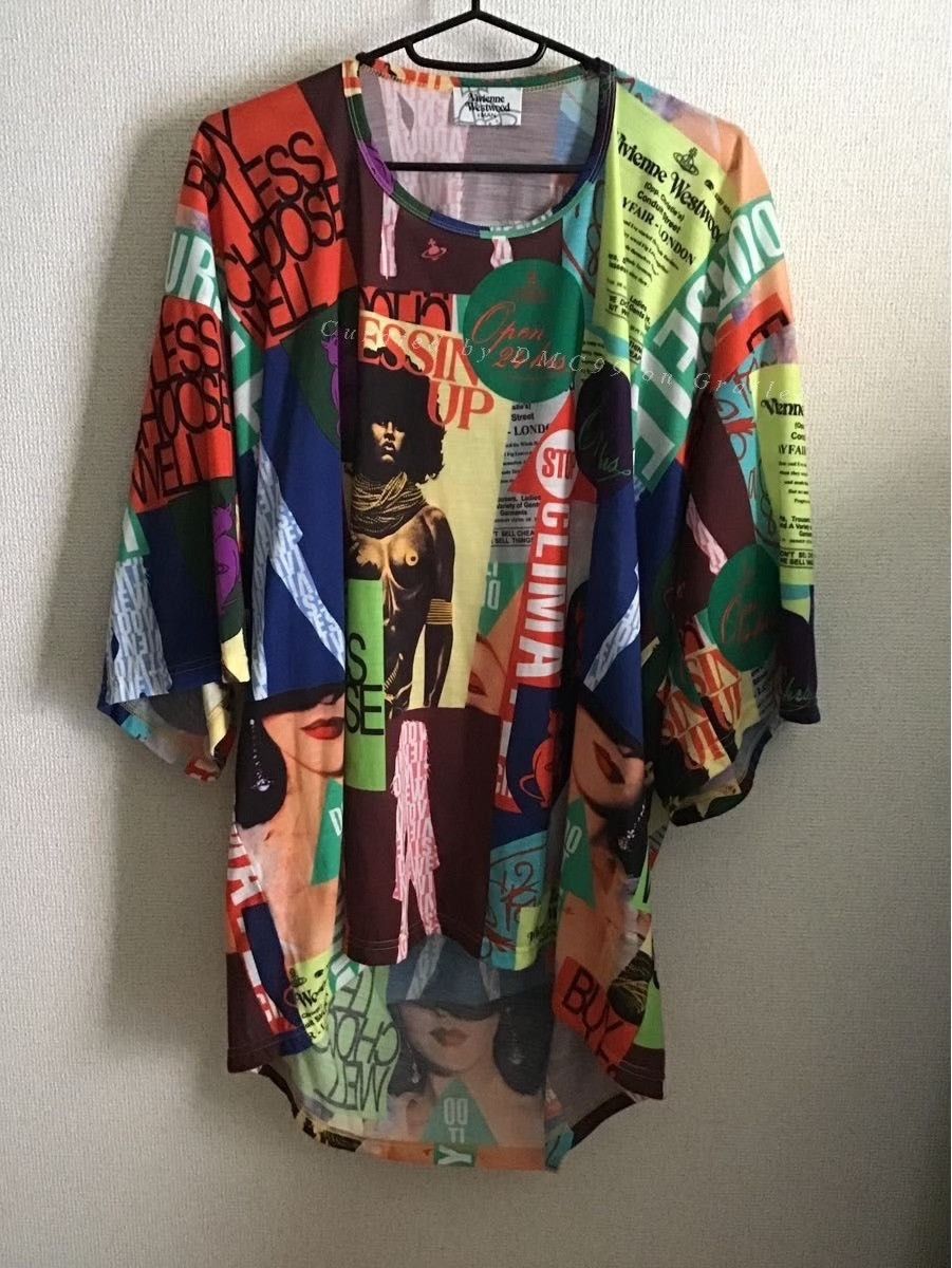 Vivienne Westwood Vivienne Westwood Full Print 3/4 Sleeve T-shirt Size US M / EU 48-50 / 2 - 2 Thumbnail