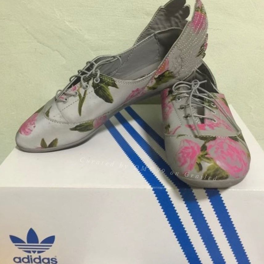 Jeremy Scott adidas x Jeremy Scott Winged Floral Shoes Size US 5 / IT 35 - 3 Thumbnail
