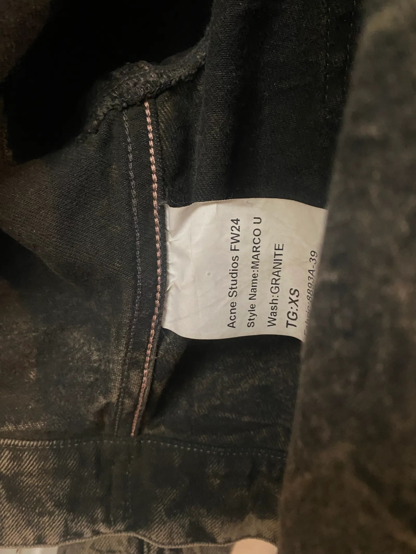 Acne Studios Acne Studios Marco Unisex Jacket Size XS / US 0-2 / IT 36-38 - 3 Thumbnail