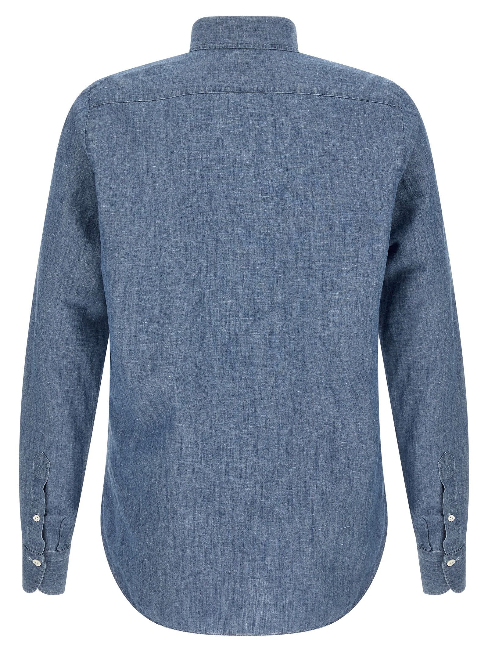 Finamore 'Zurigo' shirt Size US L / EU 52-54 / 3 - 2 Thumbnail