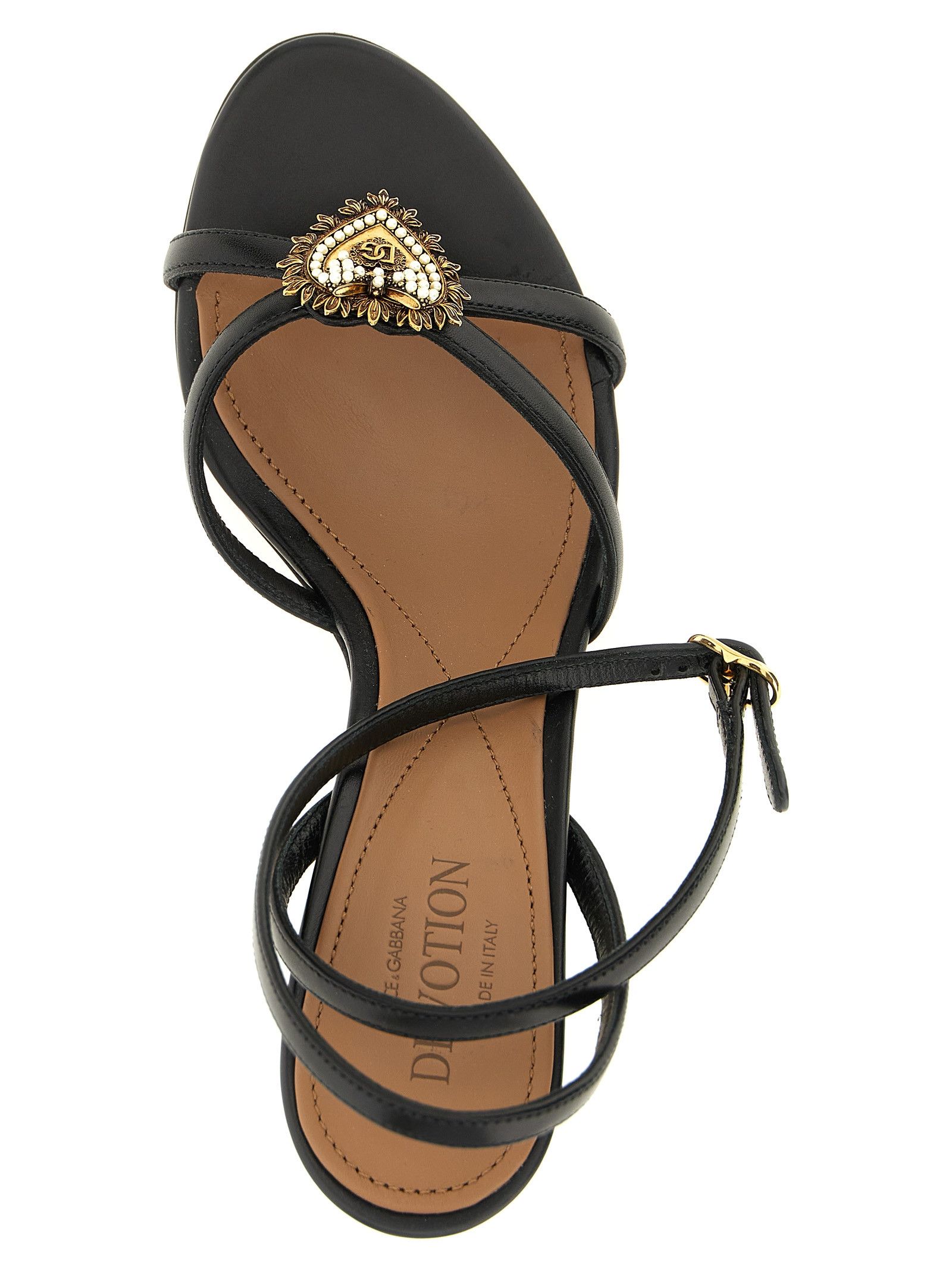 Dolce & Gabbana 'Devotion' sandals Size US 7.5 / IT 37.5 - 4 Thumbnail