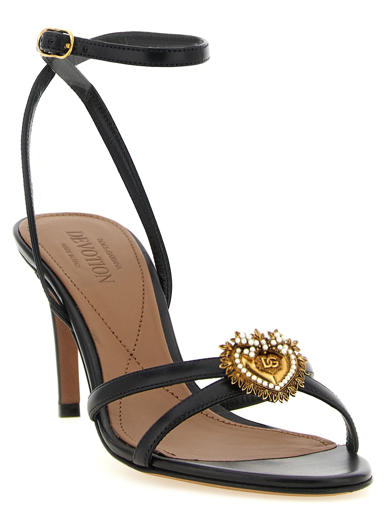 Dolce & Gabbana 'Devotion' sandals Size US 7.5 / IT 37.5 - 2 Thumbnail