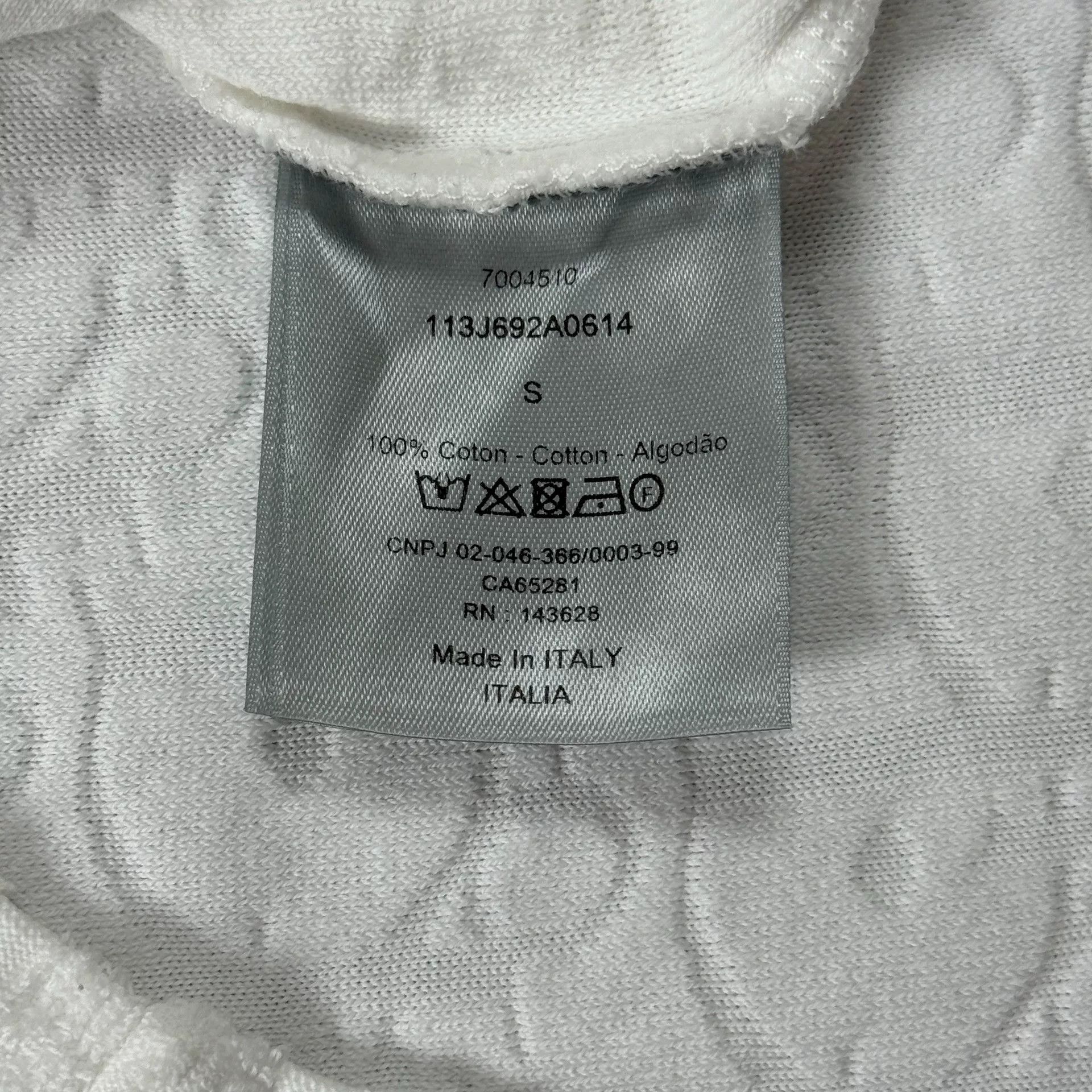 Dior Dior Oblique Towel Knit T-Shirt Size S Size US S / EU 44-46 / 1 - 7 Thumbnail