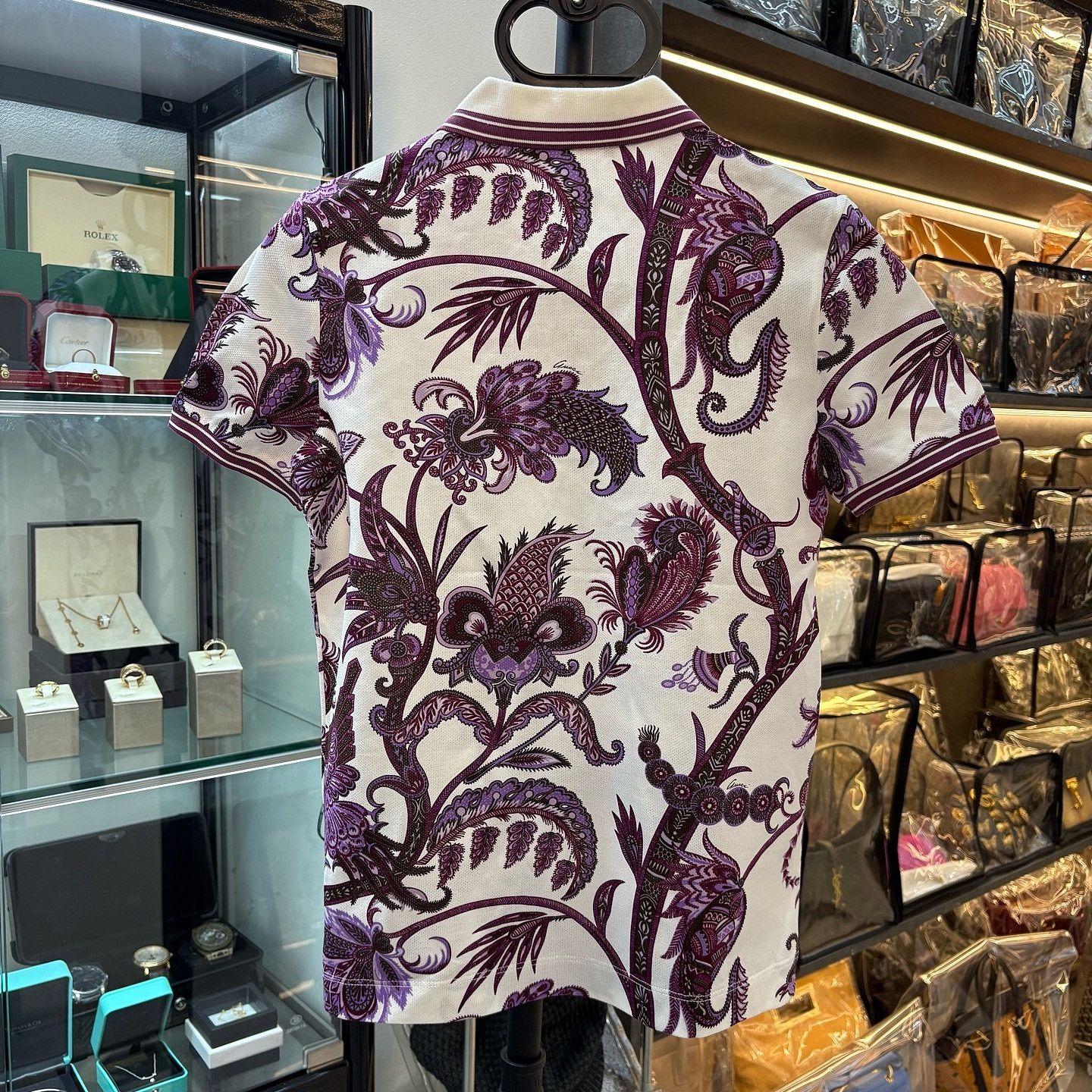 Gucci Gucci Floral Print Polo Size S Size US S / EU 44-46 / 1 - 2 Thumbnail