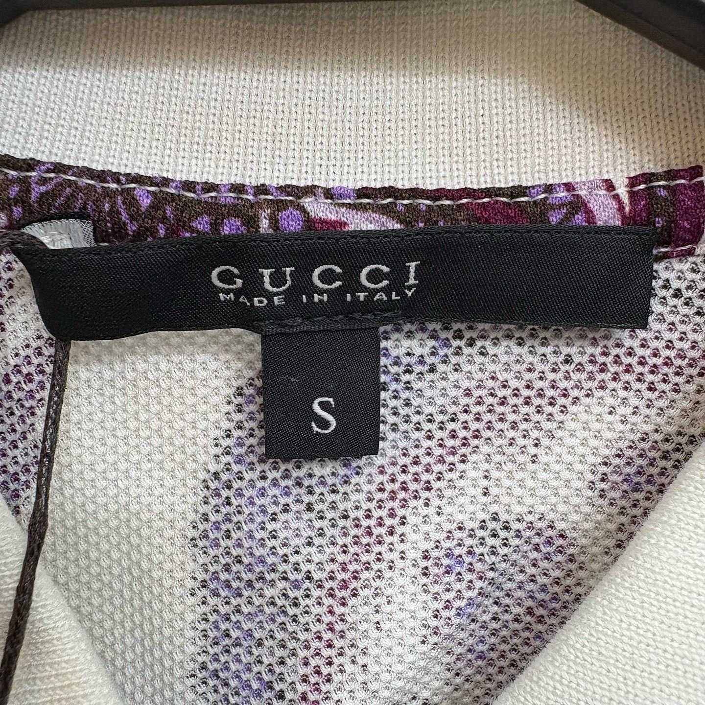 Gucci Gucci Floral Print Polo Size S Size US S / EU 44-46 / 1 - 3 Thumbnail