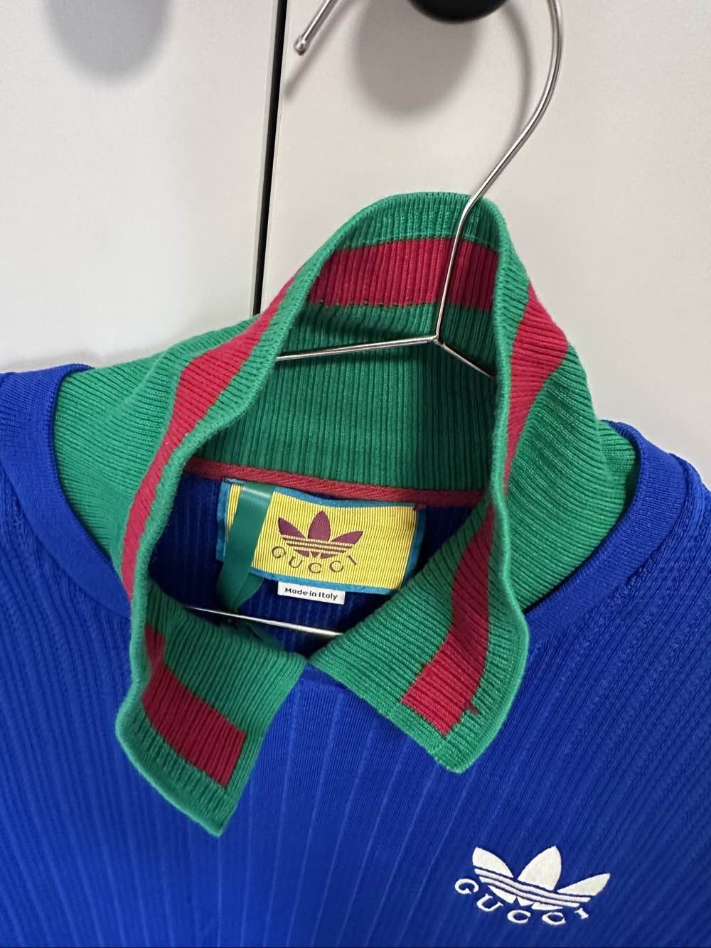 Adidas × Gucci Gucci x Adidas Logo Polo Shirt Size L Size US L / EU 52-54 / 3 - 3 Thumbnail