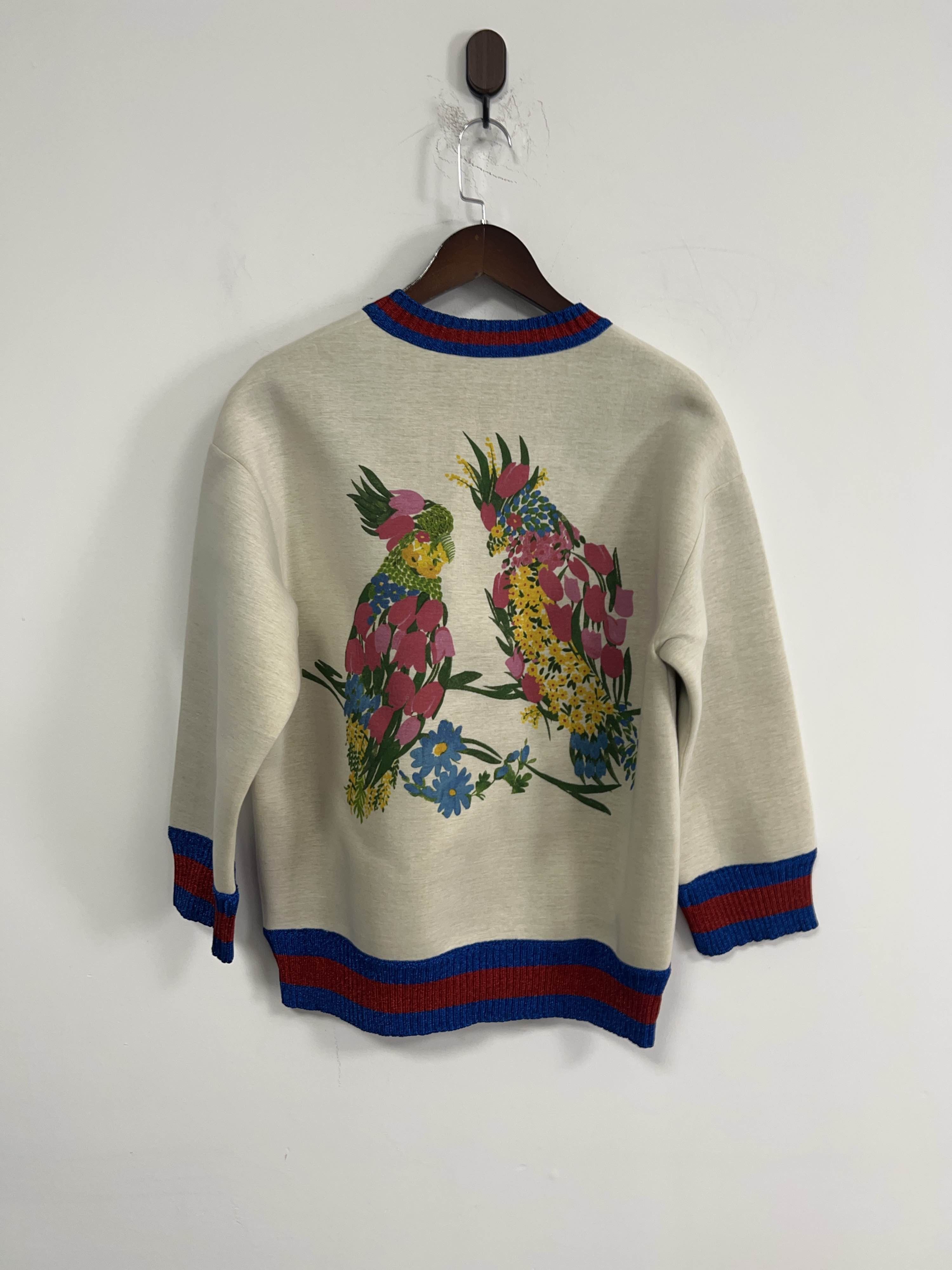 Gucci Gucci Floral Heart Print Sweatshirt XL Size US XL / EU 56 / 4 - 2 Thumbnail