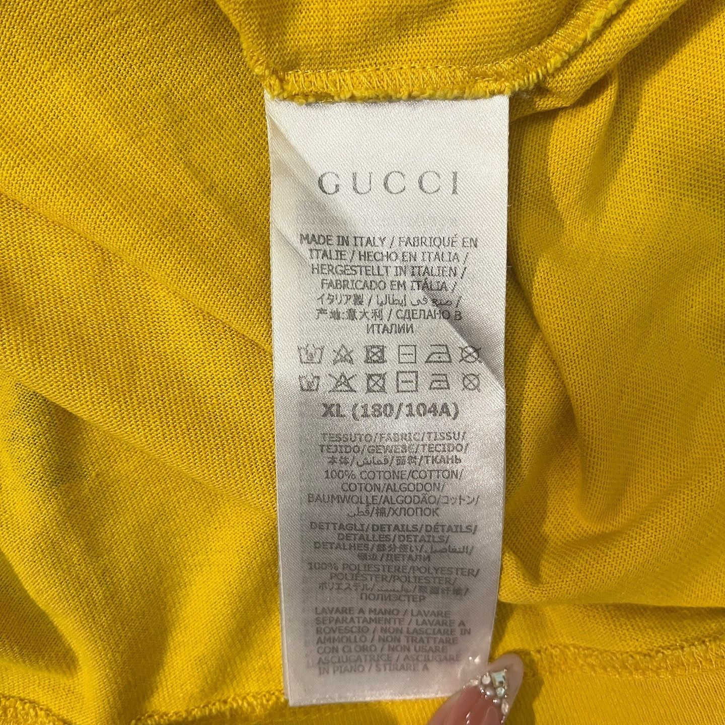 Gucci Gucci 100 Graphic Short Sleeve T-Shirt Size XL Size US XL / EU 56 / 4 - 4 Thumbnail