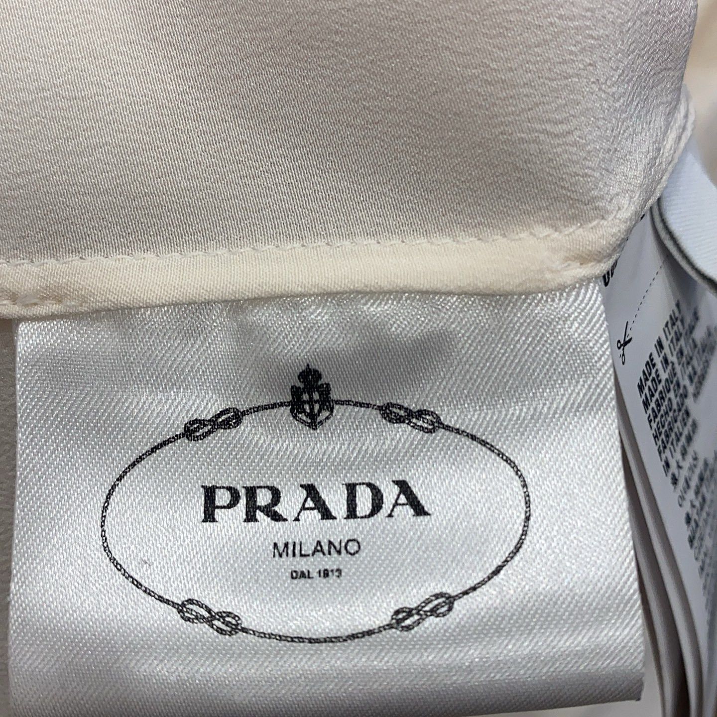 Prada Prada Pleated Blouse Size 38 Size XS / US 0-2 / IT 36-38 - 8 Thumbnail
