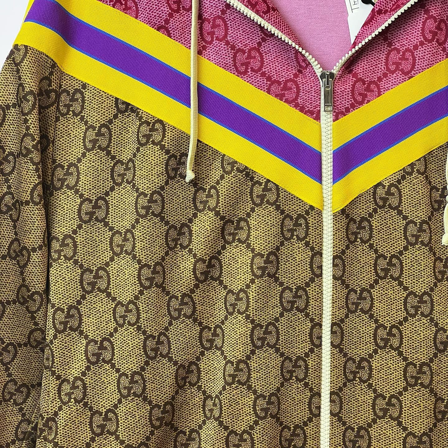 Gucci Gucci Logo Print Zip-Up Hoodie Dress Size S Size S / US 4 / IT 40 - 5 Thumbnail