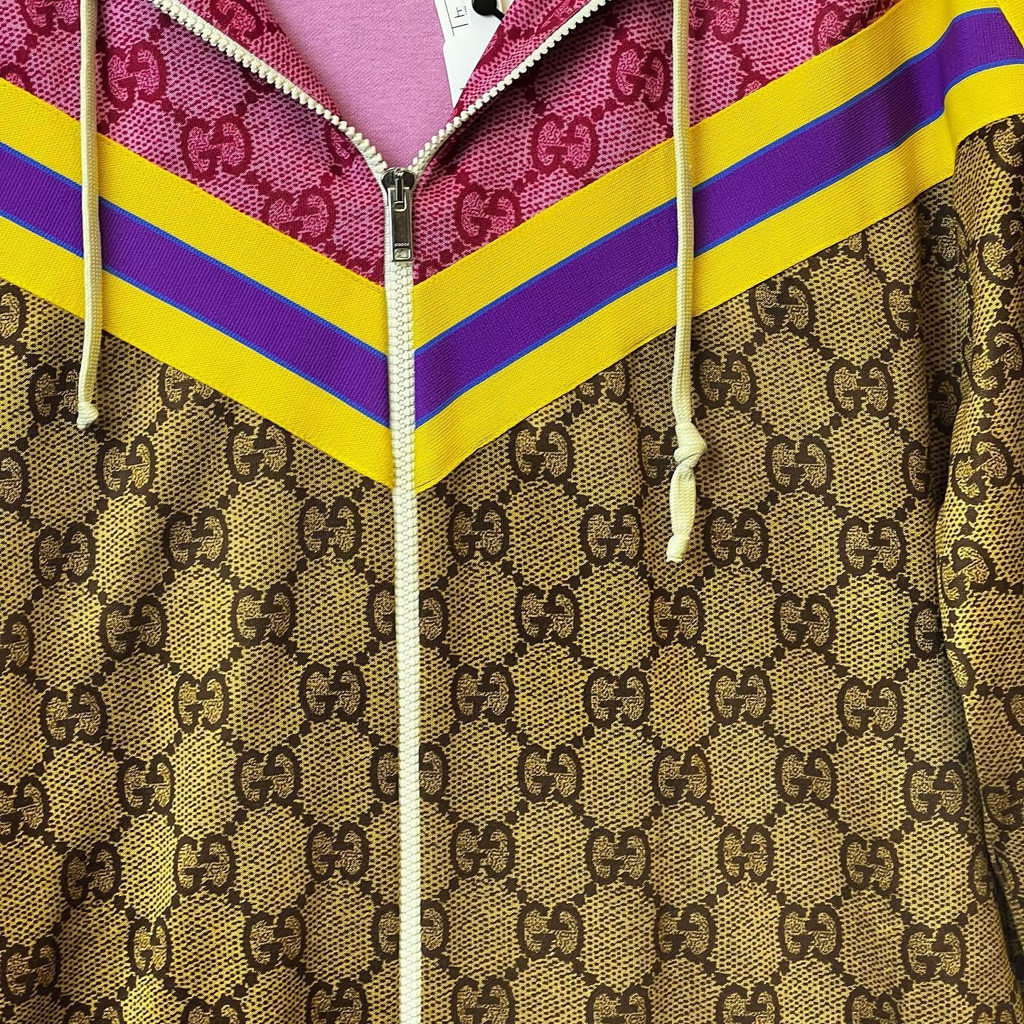 Gucci Gucci Logo Print Zip-Up Hoodie Dress Size S Size S / US 4 / IT 40 - 6 Thumbnail
