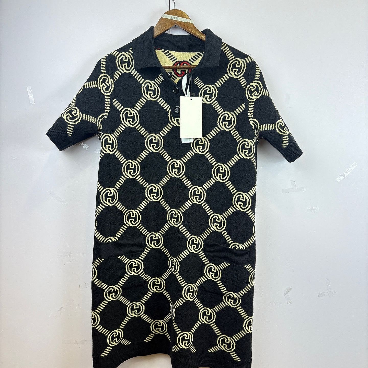 Gucci Gucci GG Logo Knit Polo Mini Dress Size M Size M / US 6-8 / IT 42-44 - 6 Thumbnail