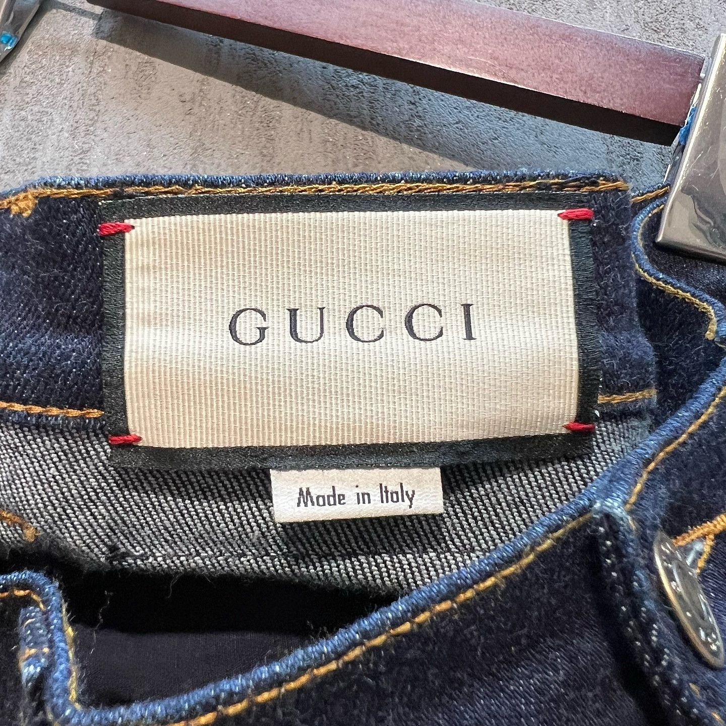 Gucci Gucci Dark Blue Jeans Size 34 Size 24" / US 00 / IT 34 - 3 Thumbnail