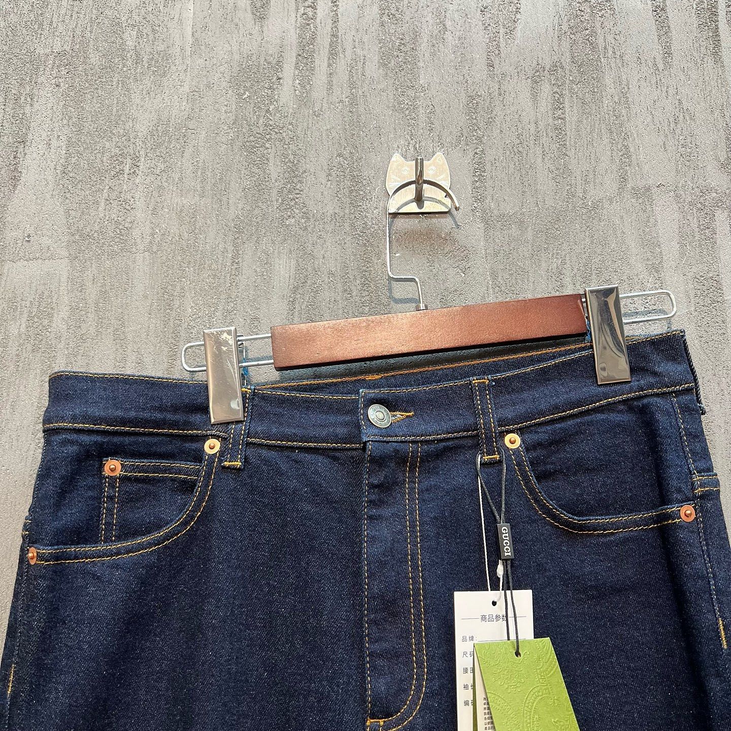 Gucci Gucci Dark Blue Jeans Size 34 Size 24" / US 00 / IT 34 - 6 Thumbnail