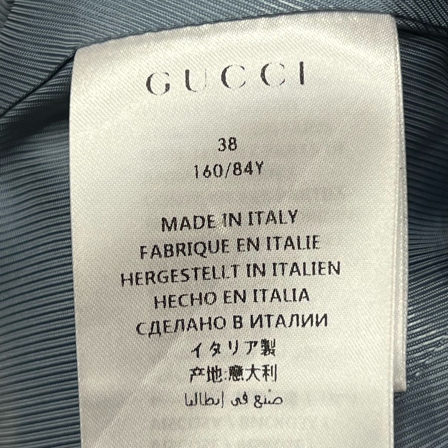 Gucci Gucci Heart Embroidered Check Blazer Size 38 Size XS / US 0-2 / IT 36-38 - 4 Thumbnail