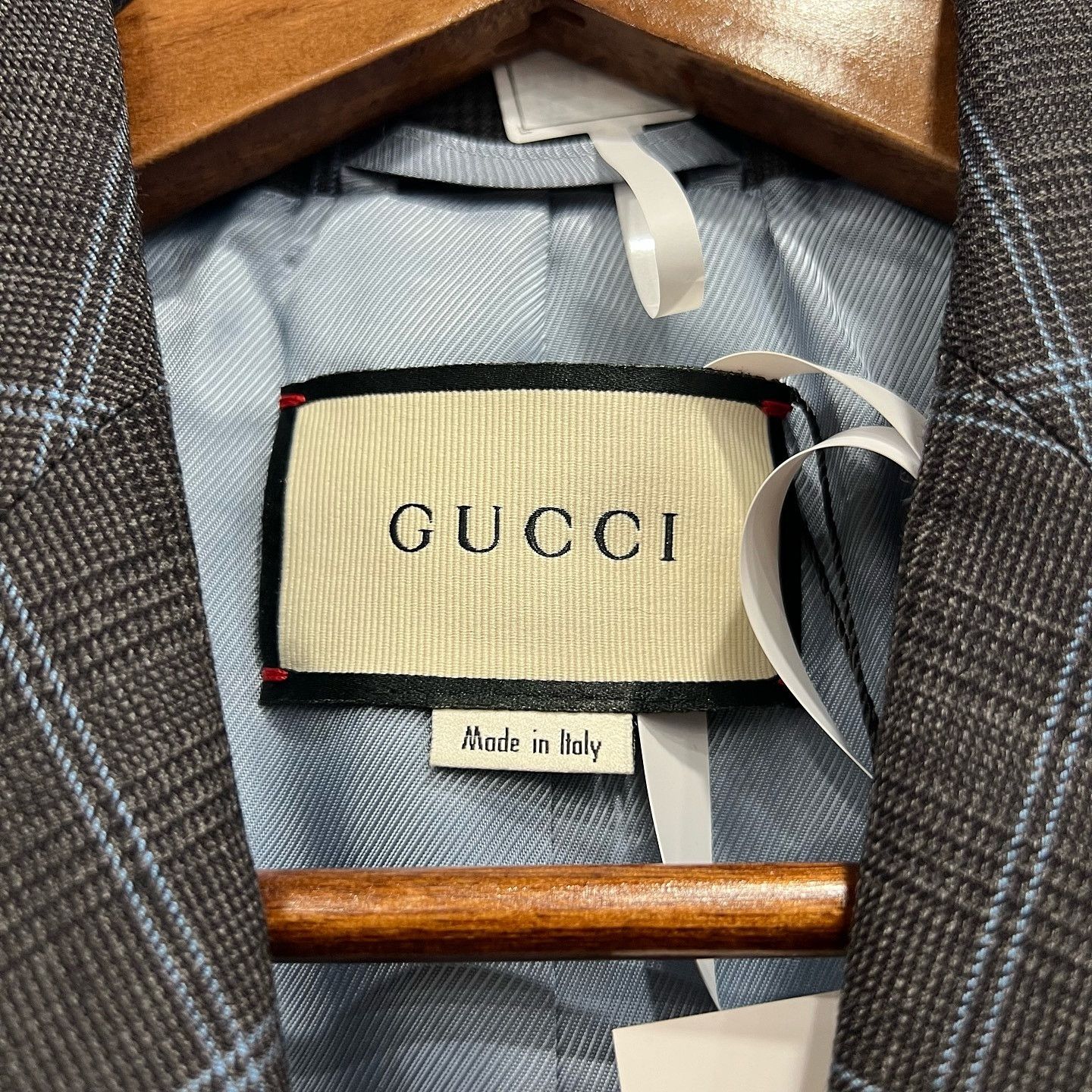 Gucci Gucci Heart Embroidered Check Blazer Size 38 Size XS / US 0-2 / IT 36-38 - 3 Thumbnail