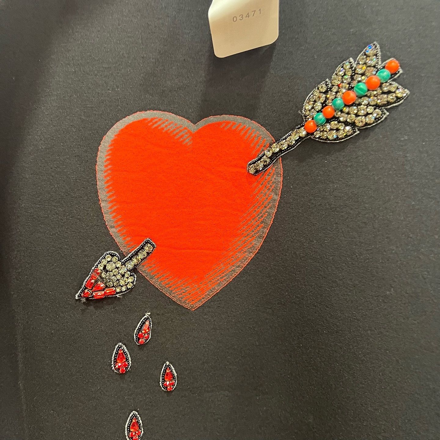 Gucci Gucci Heart Arrow Sweatshirt Size XS Size US XS / EU 42 / 0 - 5 Thumbnail