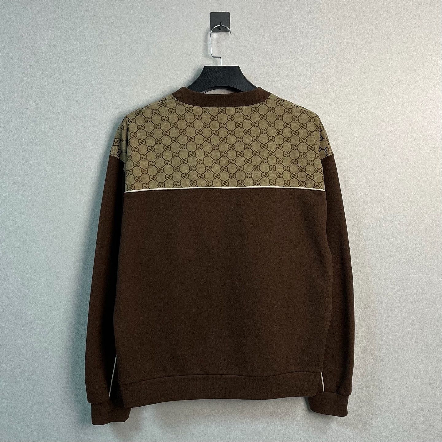 Gucci Gucci Monogram Panel Sweatshirt Size S Size US S / EU 44-46 / 1 - 2 Thumbnail