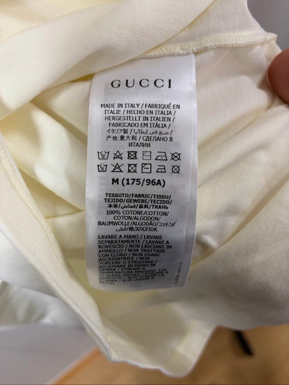 Gucci Gucci Logo Print T-Shirt Size M Size US M / EU 48-50 / 2 - 4 Thumbnail